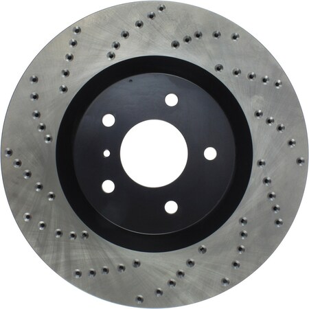 Centric Parts Sport Cross Drilled Brake Rotor, 128.42076R 128.42076R